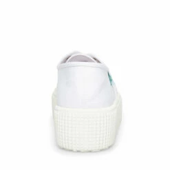Best Sale 👏 New ⌛ SteveMadden STREAM WHITE FABRIC ⌛ 🎉 -Steve Madden Shoes For Women Shop COOL PLANET STREAM WHITE BACK