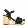 Top 10 🔔 Hot Sale 🔔 SteveMadden RUBYY BLACK PARIS 👍 🧨 -Steve Madden Shoes For Women Shop COOLPLANET RUBYY BLACK PARIS SIDE 1