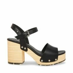 Top 10 🔔 Hot Sale 🔔 SteveMadden RUBYY BLACK PARIS 👍 🧨