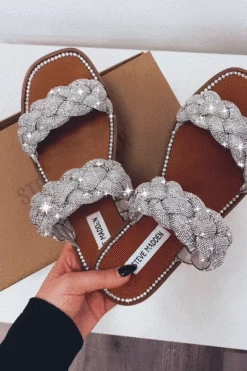 Wholesale ⌛ Deals 🛒 SteveMadden NEWBIE RHINESTONES 😀 💯 -Steve Madden Shoes For Women Shop NEWBIEPDPGif