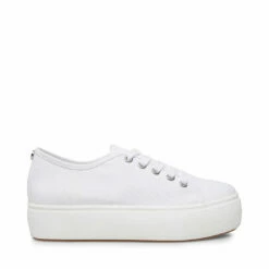 Brand new 🎁 Best deal 🎁 SteveMadden ELORE WHITE 🛒 🎉 -Steve Madden Shoes For Women Shop STEVEMADDEN ATHLETIC ELORE WHITE SIDE 1