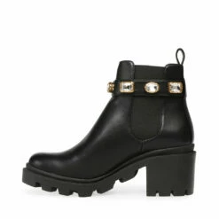 Cheap 🔥 Promo ❤️ SteveMadden AMULET BLACK 👍 👏 -Steve Madden Shoes For Women Shop STEVEMADDEN BOOTIES AMULET BLACK INSIDE