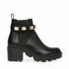 Cheap 🔥 Promo ❤️ SteveMadden AMULET BLACK 👍 👏 -Steve Madden Shoes For Women Shop STEVEMADDEN BOOTIES AMULET BLACK SIDE