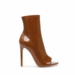 Top 10 ⭐ Discount ✔️ SteveMadden ELETTRA COGNAC PATENT 🔔 🎁
