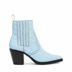 Top 10 ✔️ Cheap 🤩 SteveMadden GENIVA LIGHT BLUE CROCODILE ❤️ 💯