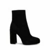 Brand new 🔔 Coupon ✨ SteveMadden MAIN BLACK SUEDE 😍 ✨ -Steve Madden Shoes For Women Shop STEVEMADDEN BOOTIES MAIN BLACK SUEDE SIDE 1