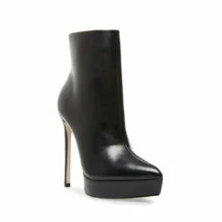 Brand new 😉 Promo 🛒 SteveMadden VELINA BLACK LEATHER 😀 🔔 -Steve Madden Shoes For Women Shop STEVEMADDEN BOOTIES VELINA BLACK LEATHER