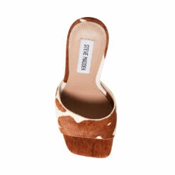 Best Pirce 😉 Hot Sale ❤️ SteveMadden SIGNAL BROWN/TAN 🛒 🛒 -Steve Madden Shoes For Women Shop STEVEMADDEN DRESS SIGNAL BROWN COW TOP