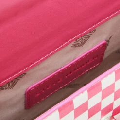 Brand new ⭐ Brand new 👏 STEVEMADDEN BDIGNIFY PINK/WHITE 🔥 🧨 -Steve Madden Shoes For Women Shop STEVEMADDEN HANDBAGS BDIGNIFY PINK CHECKER INSIDE