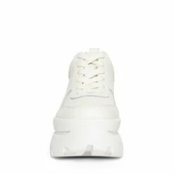 Cheap 👏 Best Pirce ⌛ SteveMadden HANSEL WHITE ⭐ 🔔 -Steve Madden Shoes For Women Shop STEVEMADDEN INTL HANSEL WHITE LEATHER FRONT