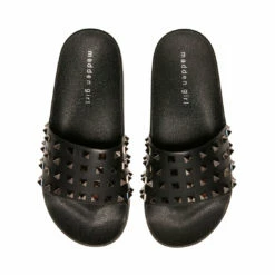 Best Pirce 👍 New 😀 SteveMadden FLASHH BLACK PARIS 🎁 🎁 -Steve Madden Shoes For Women Shop STEVEMADDEN MADDEN GIRL FLASHH BLACK TOP