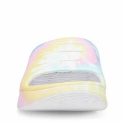 Brand new 😍 Best reviews of ✨ SteveMadden HAWAI BRIGHT MULTI 👏 ✔️ -Steve Madden Shoes For Women Shop STEVEMADDEN MADDEN GIRL HAWAII LT TIE DYE FRONT