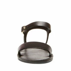 Brand new ⭐ Best reviews of 🤩 SteveMadden DONDDI BLACK LEATHER ⭐ 🤩 -Steve Madden Shoes For Women Shop STEVEMADDEN SANDALS DONDDI BLACK LEATHER FRONT