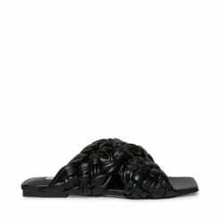 Best Sale 🥰 Cheap 🧨 SteveMadden MARINA TAN 🌟 ⭐ -Steve Madden Shoes For Women Shop STEVEMADDEN SANDALS MARINA BLACK SIDE 2
