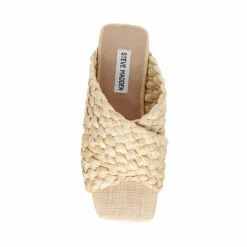 Wholesale 🔥 Deals 🛒 SteveMadden MARINA NATURAL RAFFIA 🌟 🥰 -Steve Madden Shoes For Women Shop STEVEMADDEN SANDALS MARINA NATURAL TOP