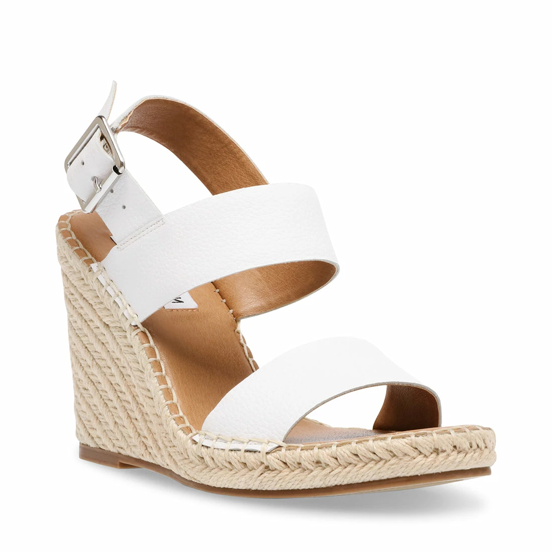 New โจ Discount ๐ SteveMadden MERIDIAN WHITE LEATHER ๐ โจ 4 New โจ Discount ๐ SteveMadden MERIDIAN WHITE LEATHER ๐ โจ - Image 2