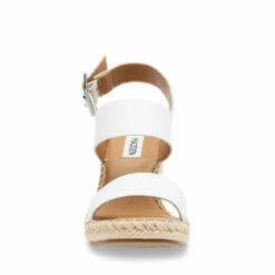 New โจ Discount ๐ SteveMadden MERIDIAN WHITE LEATHER ๐ โจ 11 New โจ Discount ๐ SteveMadden MERIDIAN WHITE LEATHER ๐ โจ -Steve Madden Shoes For Women Shop STEVEMADDEN SANDALS MERIDIAN WHITE LEATHER FRONT