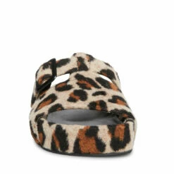 Cheapest ❤️ Coupon 🎁 SteveMadden RIZZLE LEOPARD 🧨 🎉 -Steve Madden Shoes For Women Shop STEVEMADDEN SANDALS RIZZLE LEOPARD FRONT