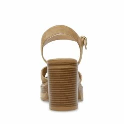 Best Pirce 🔥 Discount ✨ SteveMadden SHAKER SAND SUEDE 🎁 ⭐ -Steve Madden Shoes For Women Shop STEVEMADDEN SANDALS SHAKER SAND SUEDE BACK