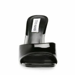 Best deal 🛒 Coupon 👏 SteveMadden SIGNAL BLACK PATENT ❤️ 🤩 -Steve Madden Shoes For Women Shop STEVEMADDEN SANDALS SIGNAL BLACK PATENT FRONT