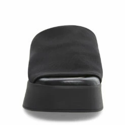 Best Pirce ❤️ Flash Sale ⌛ SteveMadden SLINKY30 BLACK 🎉 🧨 -Steve Madden Shoes For Women Shop STEVEMADDEN SANDALS SLINKY30 BLACK FRONT