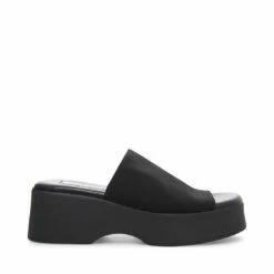 Best Pirce ❤️ Flash Sale ⌛ SteveMadden SLINKY30 BLACK 🎉 🧨 -Steve Madden Shoes For Women Shop STEVEMADDEN SANDALS SLINKY30 BLACK SIDE 1