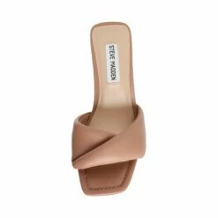 Wholesale 🎁 Best Pirce ⌛ SteveMadden THAI TAN LEATHER 😍 ❤️ -Steve Madden Shoes For Women Shop STEVEMADDEN SANDALS THAI NUDE LEATHER TOP