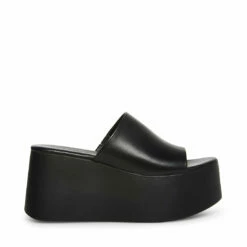 Best reviews of 👏 Best Pirce 🛒 SteveMadden CHRISTA BONE LEATHER 😍 🌟 -Steve Madden Shoes For Women Shop STEVEMADDEN SHOES CHRISTA BLACK SIDE 2