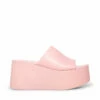 Budget ⌛ Buy 🔔 SteveMadden CHRISTA PINK LEATHER 🌟 👏 -Steve Madden Shoes For Women Shop STEVEMADDEN SHOES CHRISTA PINK SIDE 2