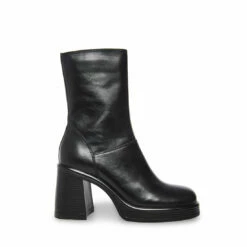 Best reviews of 👍 Coupon 🤩 SteveMadden FANTSIE BLACK LEATHER 💯 🤩