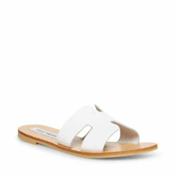 Cheapest ✔️ Coupon ⌛ SteveMadden GREECE WHITE LEATHER ✨ ❤️ -Steve Madden Shoes For Women Shop STEVEMADDEN SHOES GREECE WHITE LEATHER
