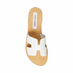 Cheapest ✔️ Coupon ⌛ SteveMadden GREECE WHITE LEATHER ✨ ❤️ -Steve Madden Shoes For Women Shop STEVEMADDEN SHOES GREECE WHITE LEATHER TOP
