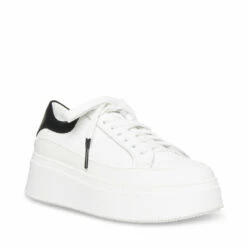 Discount 🎉 Budget ✔️ SteveMadden IBBY WHITE BLACK 💯 🎁 -Steve Madden Shoes For Women Shop STEVEMADDEN SHOES IBBY WHITE BLACK