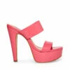 Outlet 🛒 Cheapest 🛒 SteveMadden KATHRYN HOT PINK 🧨 🛒 -Steve Madden Shoes For Women Shop STEVEMADDEN SHOES KATHRYN HOT PINK SIDE