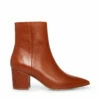 Hot Sale 🛒 Top 10 ❤️ SteveMadden OSSIE COGNAC LEATHER 👍 👏 -Steve Madden Shoes For Women Shop STEVEMADDEN SHOES OSSIE COGNAC LEATHER SIDE