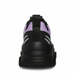 Outlet 💯 Top 10 🛒 STEVEMADDEN PEAK BLACK/PURPLE 🌟 🥰 -Steve Madden Shoes For Women Shop STEVEMADDEN SHOES PACKIN BLACK PURPLE BACK