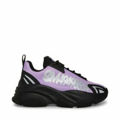 Outlet 💯 Top 10 🛒 STEVEMADDEN PEAK BLACK/PURPLE 🌟 🥰