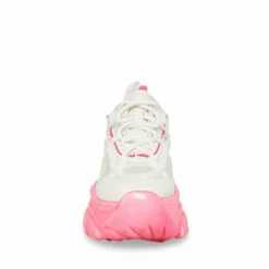 Outlet 👏 Brand new ✨ SteveMadden REVEL WHITE/PINK 🔥 🛒 -Steve Madden Shoes For Women Shop STEVEMADDEN SHOES REVEL WHITE PINK FRONT