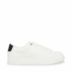 Budget 😉 Flash Sale ⭐ SteveMadden SCOUT WHITE/BLACK 🎁 😍 -Steve Madden Shoes For Women Shop STEVEMADDEN SHOES SCOUT WHITE BLACK SIDE 1