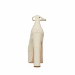 Outlet ✔️ Deals 👏 STEVEMADDEN SKYRISE BONE PATENT 🔥 ❤️ -Steve Madden Shoes For Women Shop STEVEMADDEN SHOES SKYRISE BONE PATENT BACK