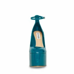Cheap 👍 Best deal 🔥 STEVEMADDEN SKYRISE TEAL PATENT ⭐ 🎉 -Steve Madden Shoes For Women Shop STEVEMADDEN SHOES SKYRISE TEAL FRONT
