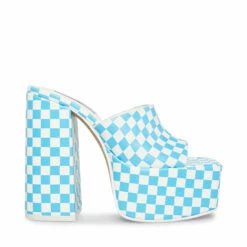 Cheapest 🌟 Budget 🤩 SteveMadden TRIXIE PINK/WHITE ⭐ 😉 -Steve Madden Shoes For Women Shop STEVEMADDEN SHOES TRIXIE BLUE WHITE SIDE 7