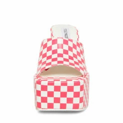 Cheapest 🌟 Budget 🤩 SteveMadden TRIXIE PINK/WHITE ⭐ 😉 -Steve Madden Shoes For Women Shop STEVEMADDEN SHOES TRIXIE PINK WHITE FRONT