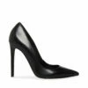 Best Sale 🔔 Top 10 🎁 STEVEMADDEN VALENTINA BLACK LEATHER 💯 🔥 -Steve Madden Shoes For Women Shop STEVEMADDEN SHOES VALENTINA BLACK LEATHER SIDE