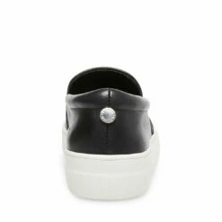 New ❤️ Hot Sale 😀 SteveMadden GILLS BLACK LEATHER 🔔 😀 -Steve Madden Shoes For Women Shop STEVEMADDEN SNEAKERS GILLS BLACK LEATHER BACK