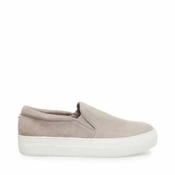 Wholesale 🤩 Best reviews of 🤩 SteveMadden GILLS WHITE LEATHER 🌟 👍 -Steve Madden Shoes For Women Shop STEVEMADDEN SNEAKERS GILLS GREY SUEDE SIDE 2