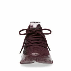 Top 10 🤩 Promo 🎉 SteveMadden MAXIMA BURGUNDY MULTI 😀 ⌛ -Steve Madden Shoes For Women Shop STEVEMADDEN SNEAKERS MAXIMA BURGUNDY FRONT