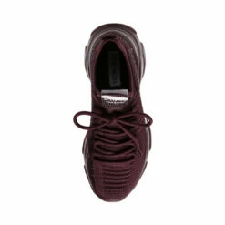 Top 10 🤩 Promo 🎉 SteveMadden MAXIMA BURGUNDY MULTI 😀 ⌛ -Steve Madden Shoes For Women Shop STEVEMADDEN SNEAKERS MAXIMA BURGUNDY TOP
