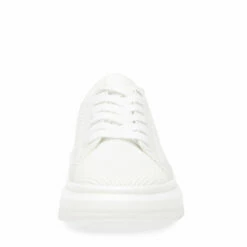 Best Pirce 😉 Flash Sale 😀 SteveMadden SAVAGE WHITE 😀 🔥 -Steve Madden Shoes For Women Shop STEVEMADDEN SNEAKERS SAVAGE 002 WHITE FRONT