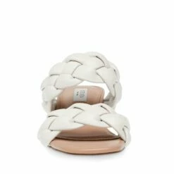 Cheap ⌛ Top 10 🧨 SteveMadden BELIZA WHITE LEATHER 🔥 🌟 -Steve Madden Shoes For Women Shop STEVEMADDEN STEVEN BELIZA WHITE LEATHER FRONT